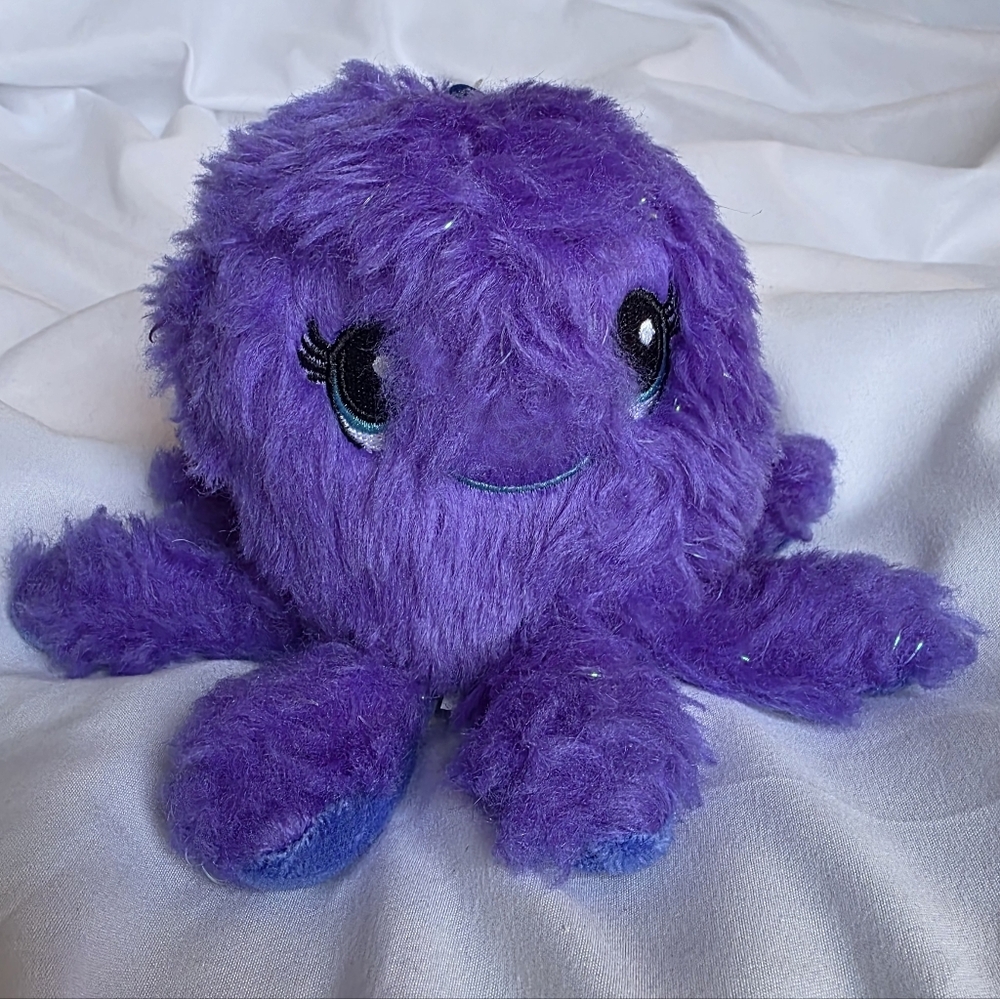 Build A Bear BAB Little Purple Plush Octopus Toy NWT